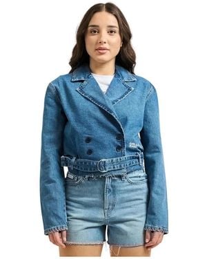 KARL LAGERFELD Denim Jackets - Blu