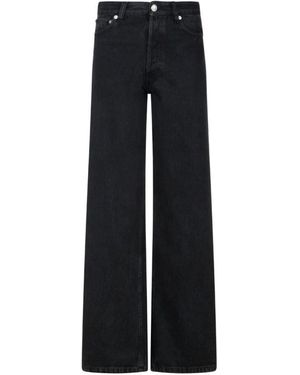 A.P.C. Schwarze Cropped Jeans