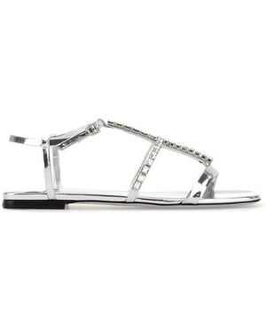 Jimmy Choo Flat Sandals - Gray