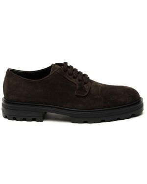 Hogan Laced Shoes - Black