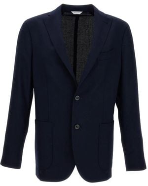 Boglioli Jassen ,Blauw ,Giacca Monopetto