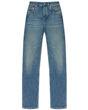 Rick Owens Jeans ,Blauw ,Katoen Straight-Leg Jeans