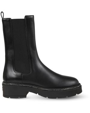 Rene Caovilla Chelsea Boots - Black
