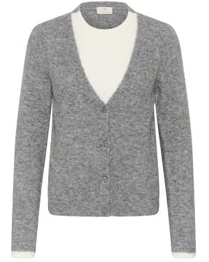 Kaffe Strickware - Grau