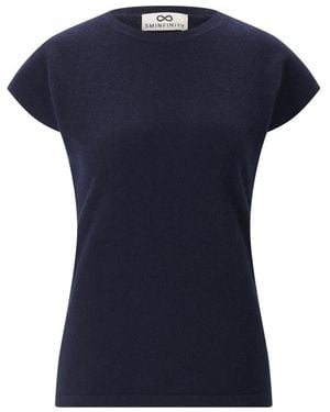 SMINFINITY Rundhals-Strickware - Blau