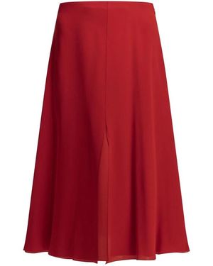 Valentino Rokken ,Rood ,Midi Zijden Rok