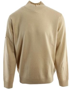 Fred Perry Turtlenecks - Natural