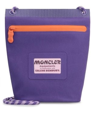 Moncler Cross Body Messenger - Purple