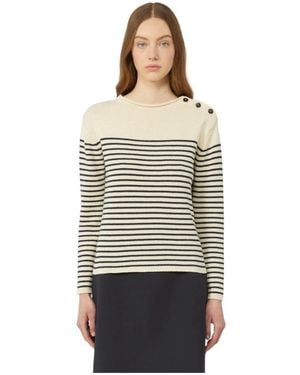 Max Mara Round-Neck Knitwear - Grey