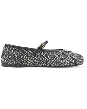 Prada Schoenen ,Veelkleurig ,Wol Ballerina - Grijs