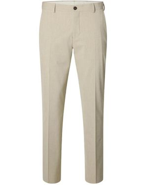 SELECTED Suit Trousers - Natural