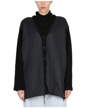Aspesi Front Button Closure Vne - Zwart