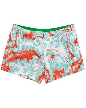 Bottega Veneta Badehose Mit Federdruck Und Reißverschluss - Rot