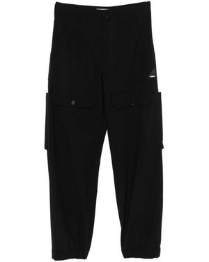 MSGM Straight Trousers - Nero