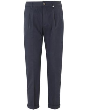 Myths Slim-Fit Trousers - Blue
