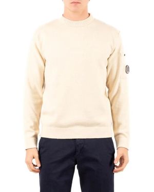 C.P. Company Round-Neck Knitwear - Blanco