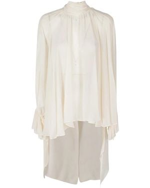 Semicouture Overhemden ,Blusa Renie - Wit