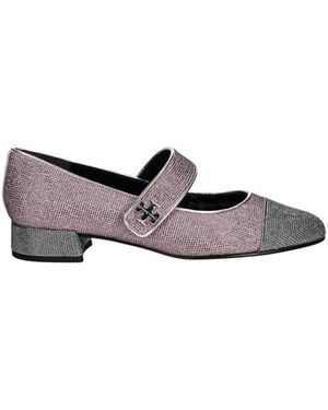 Tory Burch Cap-Toe Mary Jane Pave Hak Ballet - Meerkleurig