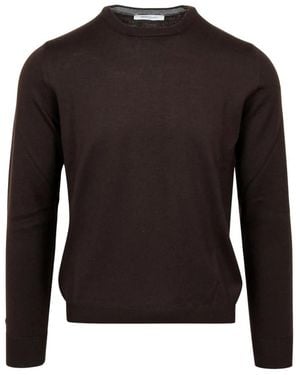 Gran Sasso Round-Neck Knitwear - Negro