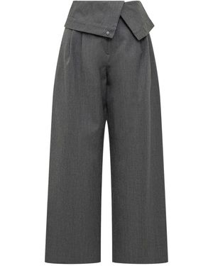 JW Anderson Fold-Over Broek - Grijs