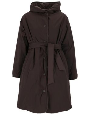 Weekend by Maxmara Jassen ,Bruin ,Imbottito Lungo Massa - Zwart