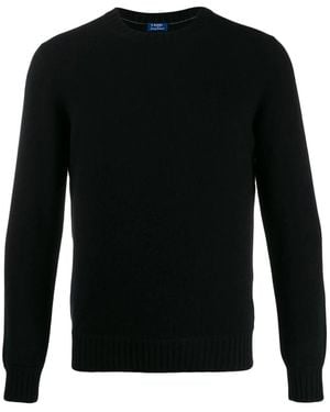 Barba Napoli Round-Neck Knitwear - Nero