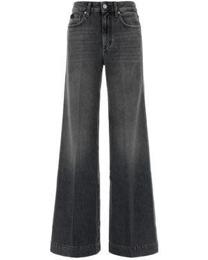 Jacob Cohen Pant 5Pkt Wide Leg Palazzo High Rise Jackie - Grijs