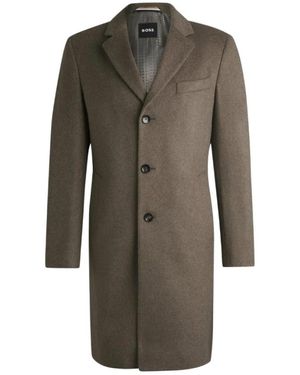HUGO Single-Breasted Coats - Verde
