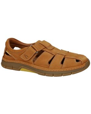 Camel Active Schoenen ,Bruin ,Leer Walk Sandal