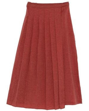 Yerse Maxi Skirts - Red