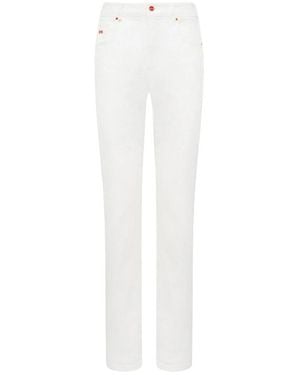 Kiton Slim-Fit Jeans - White