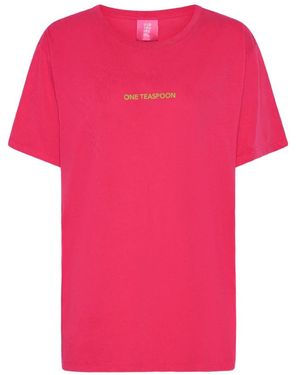One Teaspoon T-Shirts - Pink