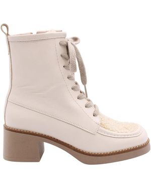 CTWLK Heeled Boots - Natural