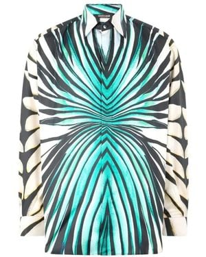 Roberto Cavalli Casual Shirts - Green