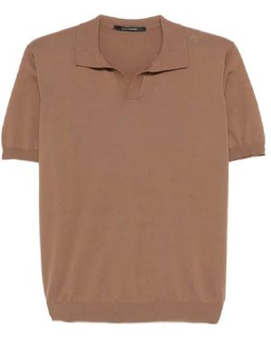 Tagliatore Polo Shirts - Brown