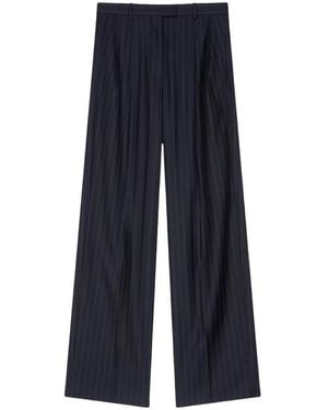 Givenchy Broeken ,Blauw ,Double Pleat Broeken