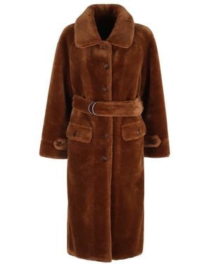Urbancode Faux Fur & Shearling Jackets - Marrón