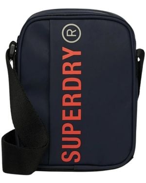 Superdry Cross Body Messenger - Blue