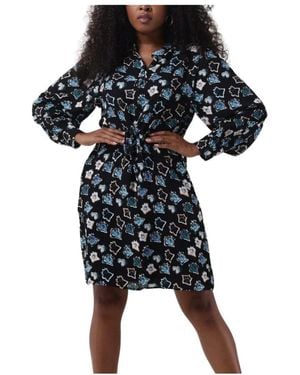 Pom Schwarzes Mini Kleid 6947