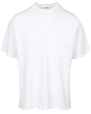 Grifoni Tops ,Wit ,Katoen Grifoni T-Shirts En Poloshirts Wit