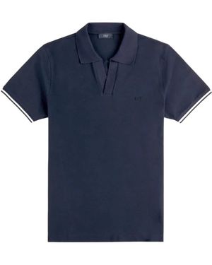 Fay Polo Shirts - Blue