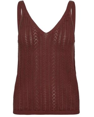 Mos Mosh Sleeveless Tops - Rojo