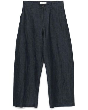 Studio Nicholson Blaue Hose Mit Taschen