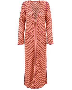 Not Shy Stijlvolle Cardigan Sweaters Parina Model - Rood