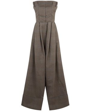 Moschino Eleganter Jumpsuit - Grau
