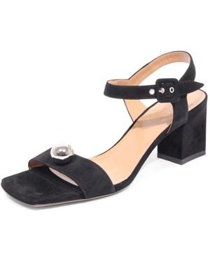 A. BOCCA Schoenen ,Zwart ,Suède Zwarte Suède Sandalen - Blauw