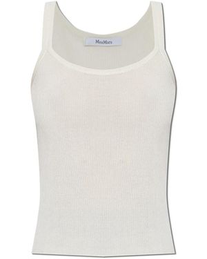 Max Mara Sleeveless Tops - Blanco