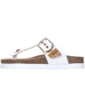 Alviero Martini 1A Classe Flip Flops - Metallic