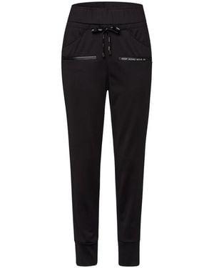 Tuzzi Essentielle Jogpants Mit Kontraststreifen - Schwarz