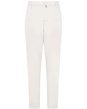 Jacob Cohen Slim-Fit Trousers - White